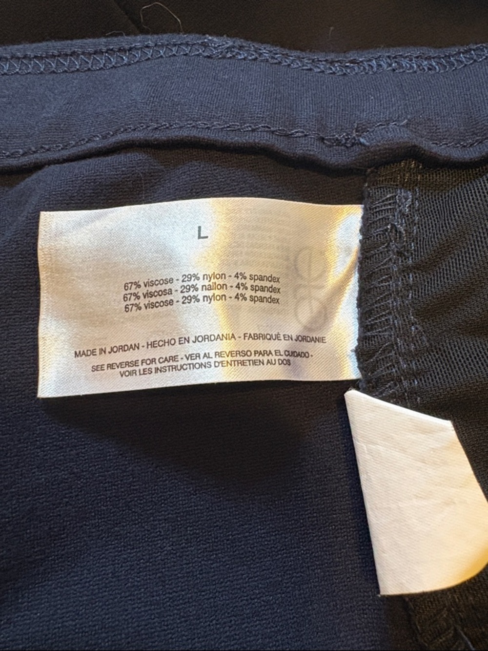 Two Pair of Gloria Vanderbilt Wide-Leg Women's Pants - Classic Pull-On Trousers - Picture 9 of 11